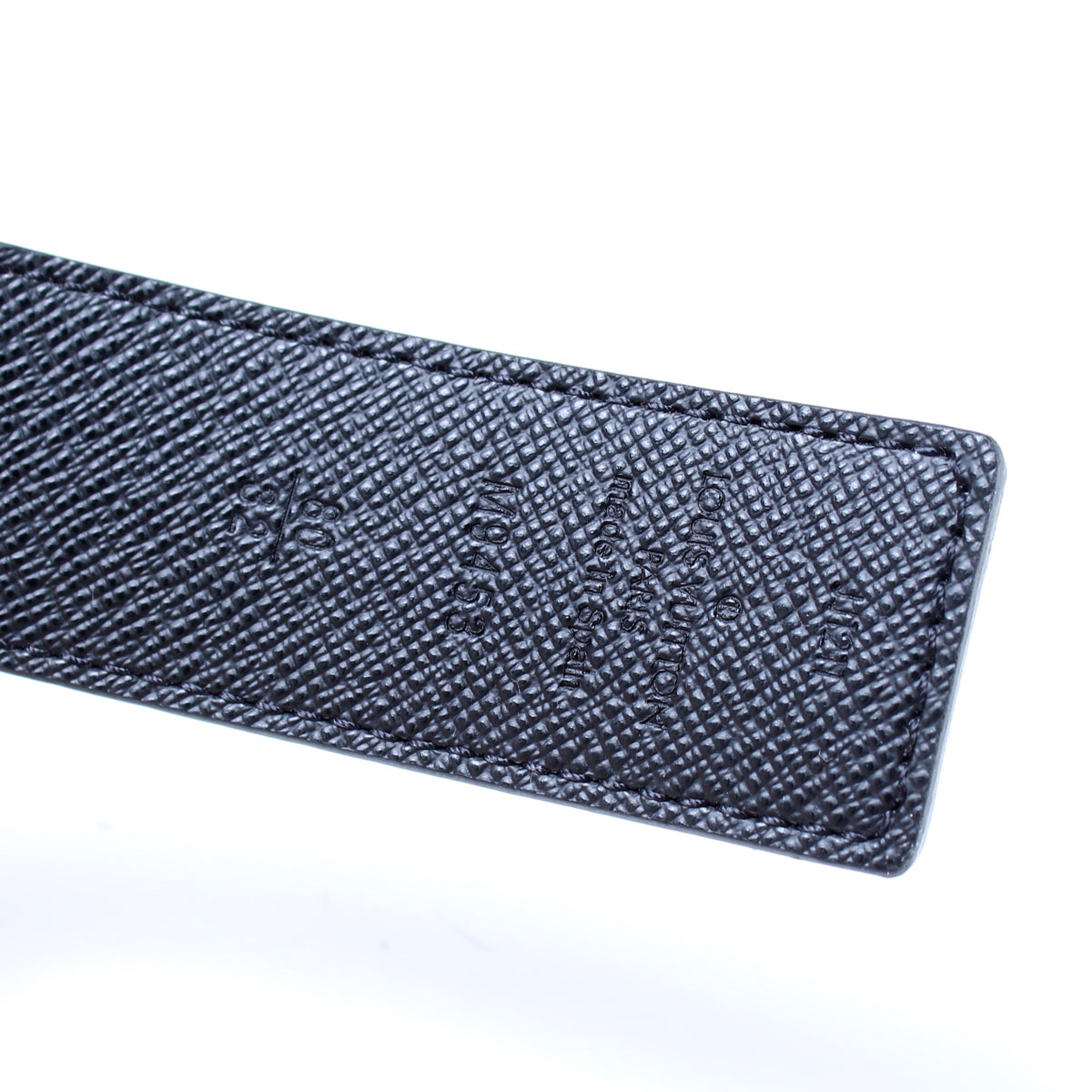 Louis Vuitton belt M9752, size 80/32 Louis Vuitton Mini Monogram 25mm LV Initiales Belt 80 32  main image 4