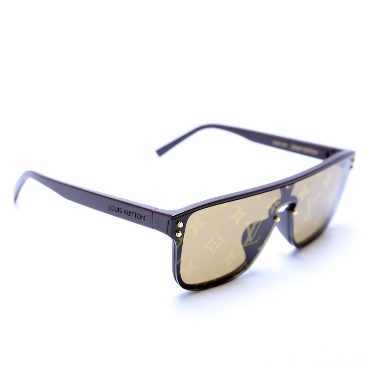 LOUIS VUITTON サングラス LVワイメア L / Z1485E Z1485W Louis Vuitton Z1485E WAIMEA Monogram Brown Men's Sunglasses