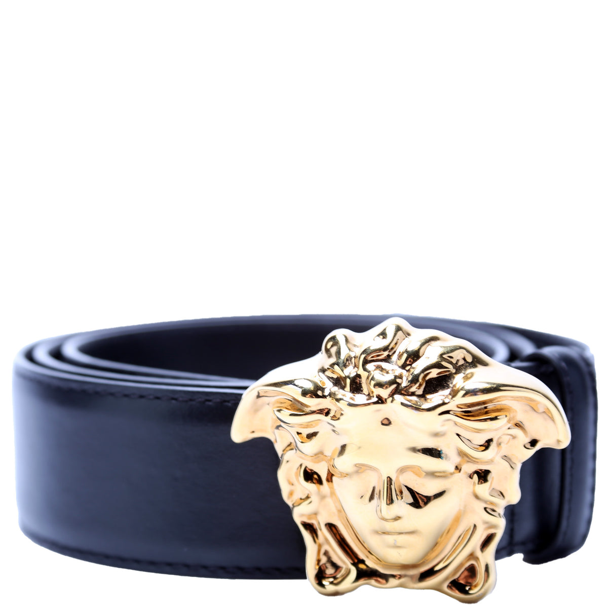 Versace belt size 75. In very good conditions. Comes with dust bag and box. Versace Black Leather Medusa Buckle Belt Size 75cm main image 4