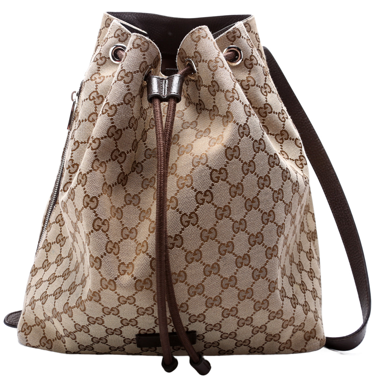 GG Canvas Drawstring Backpack 449175