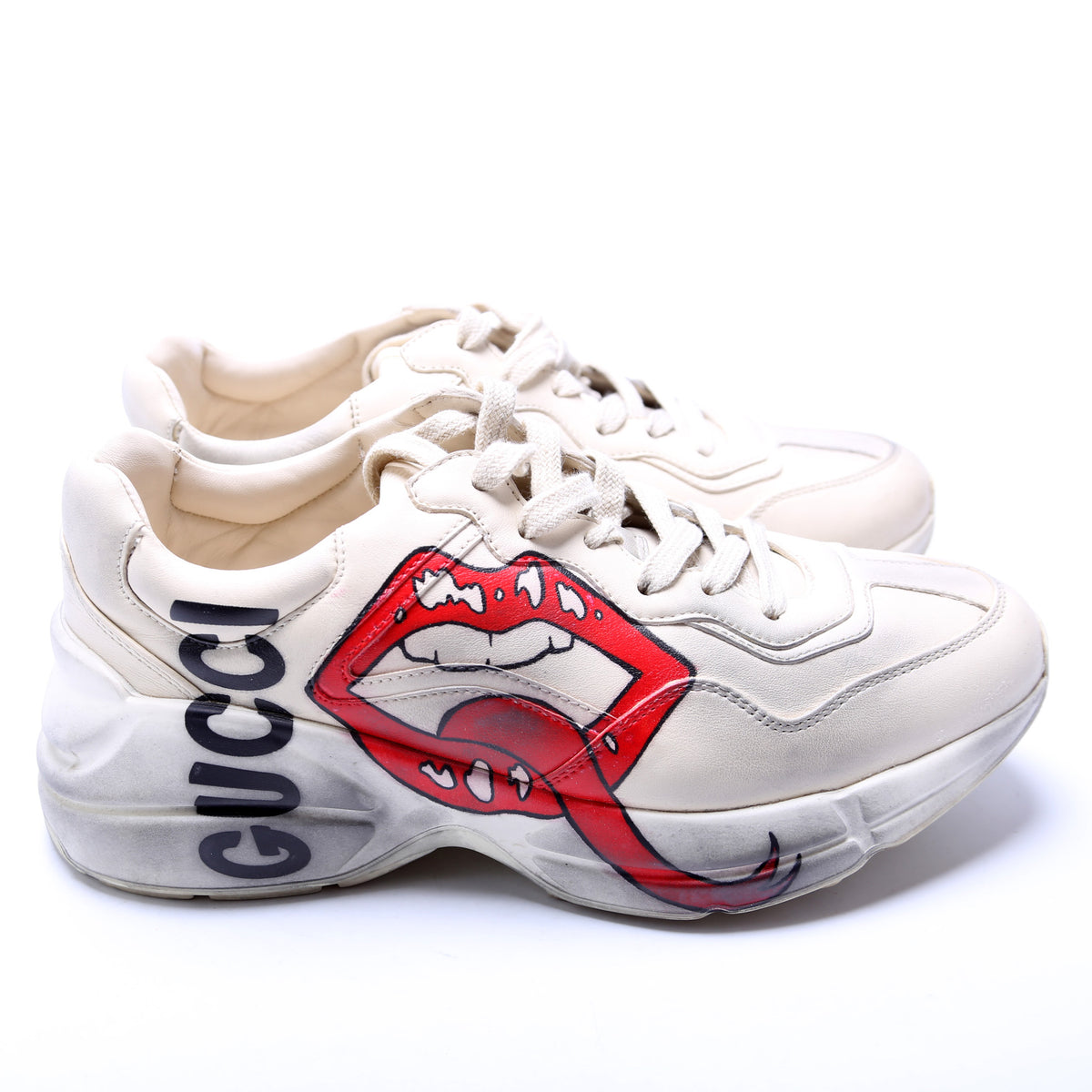 Gucci fashion kiss shoes