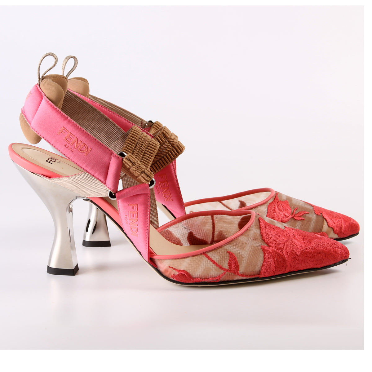 【送料&関税込】Fendi Colibri Slingback Colibrì Leather Black | Fendi