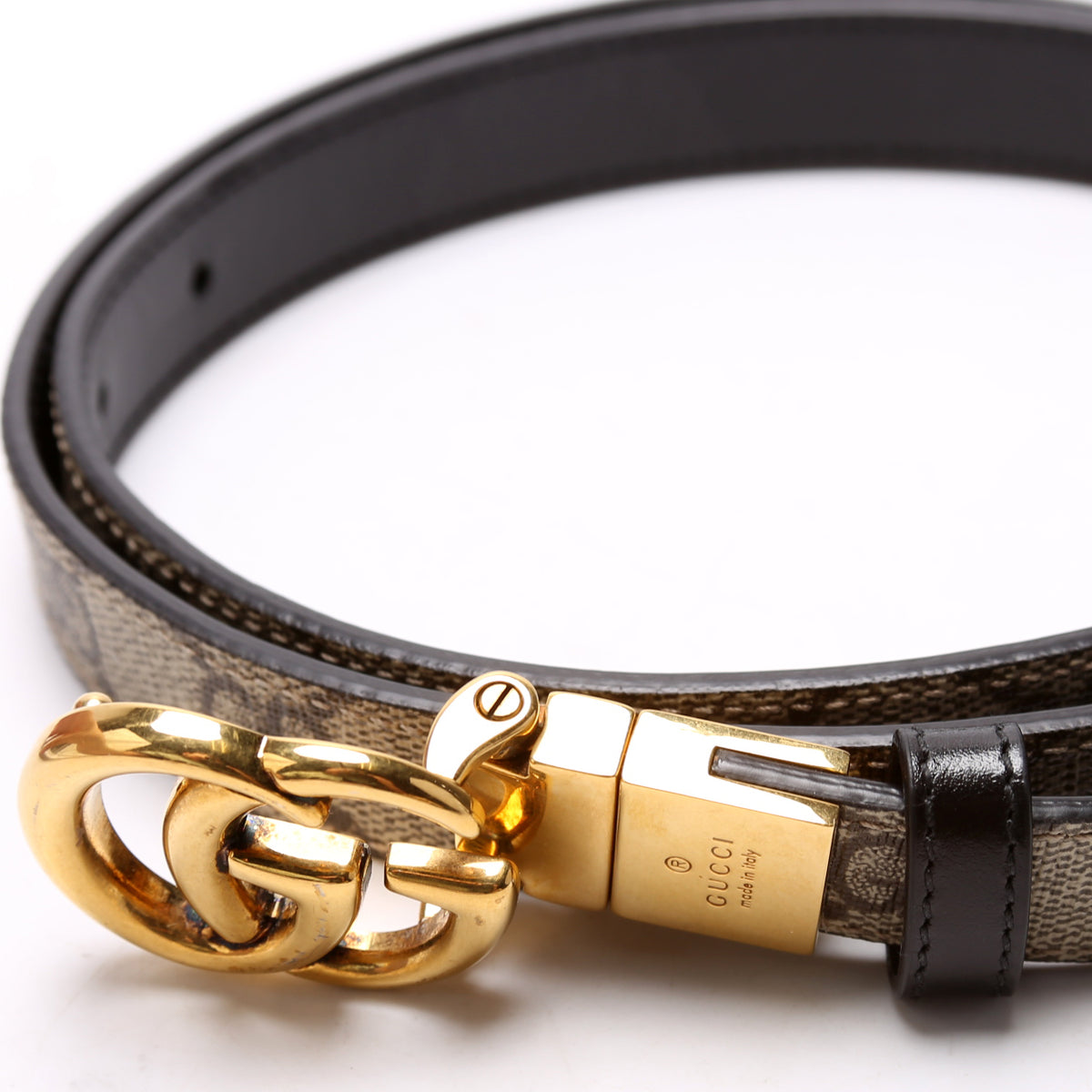 GUCCI belt size 90/32 Gucci GG Supreme Interlocking G Belt - Size 36 / 90 - FINAL  main image 2