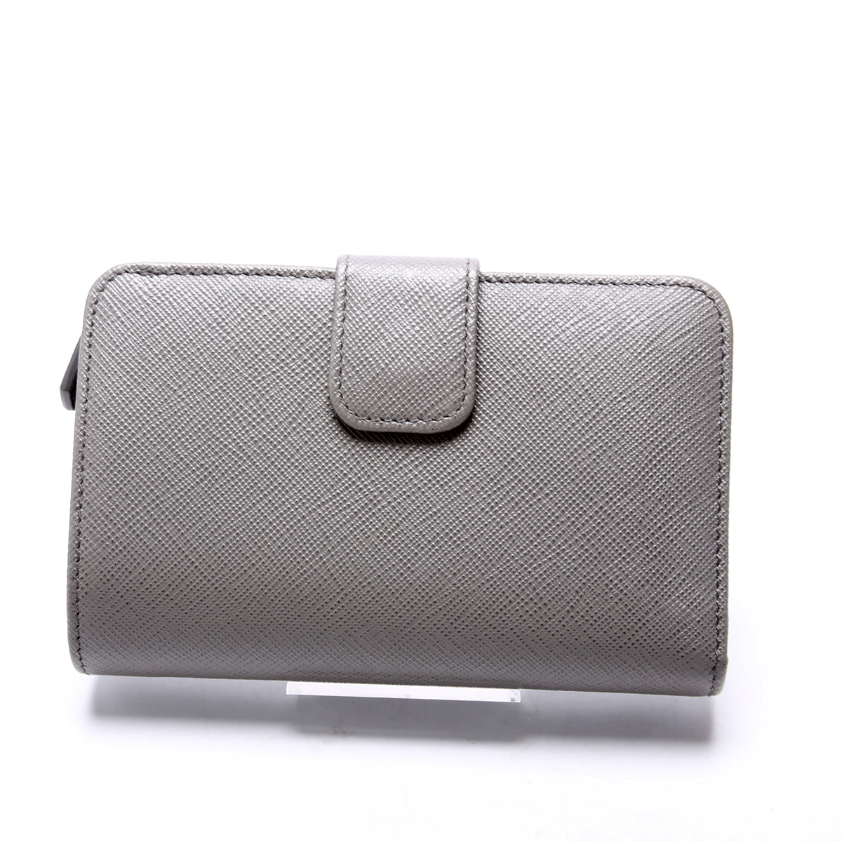 1ML225 Saffiano Small Wallet Grey