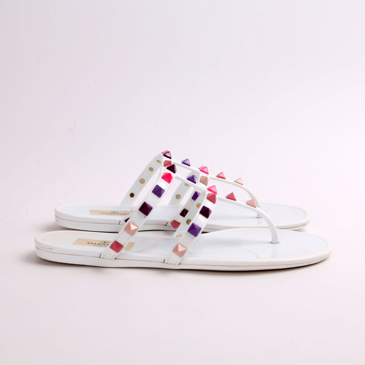 rockstud jelly flip flops