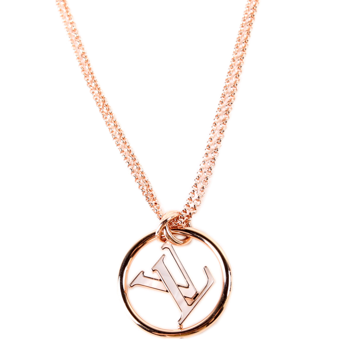 ネックレス・チョーカー LOUIS VUITTON LV Stellar Necklace LV Stellar Mother Of Pearl Rose Gold Necklace