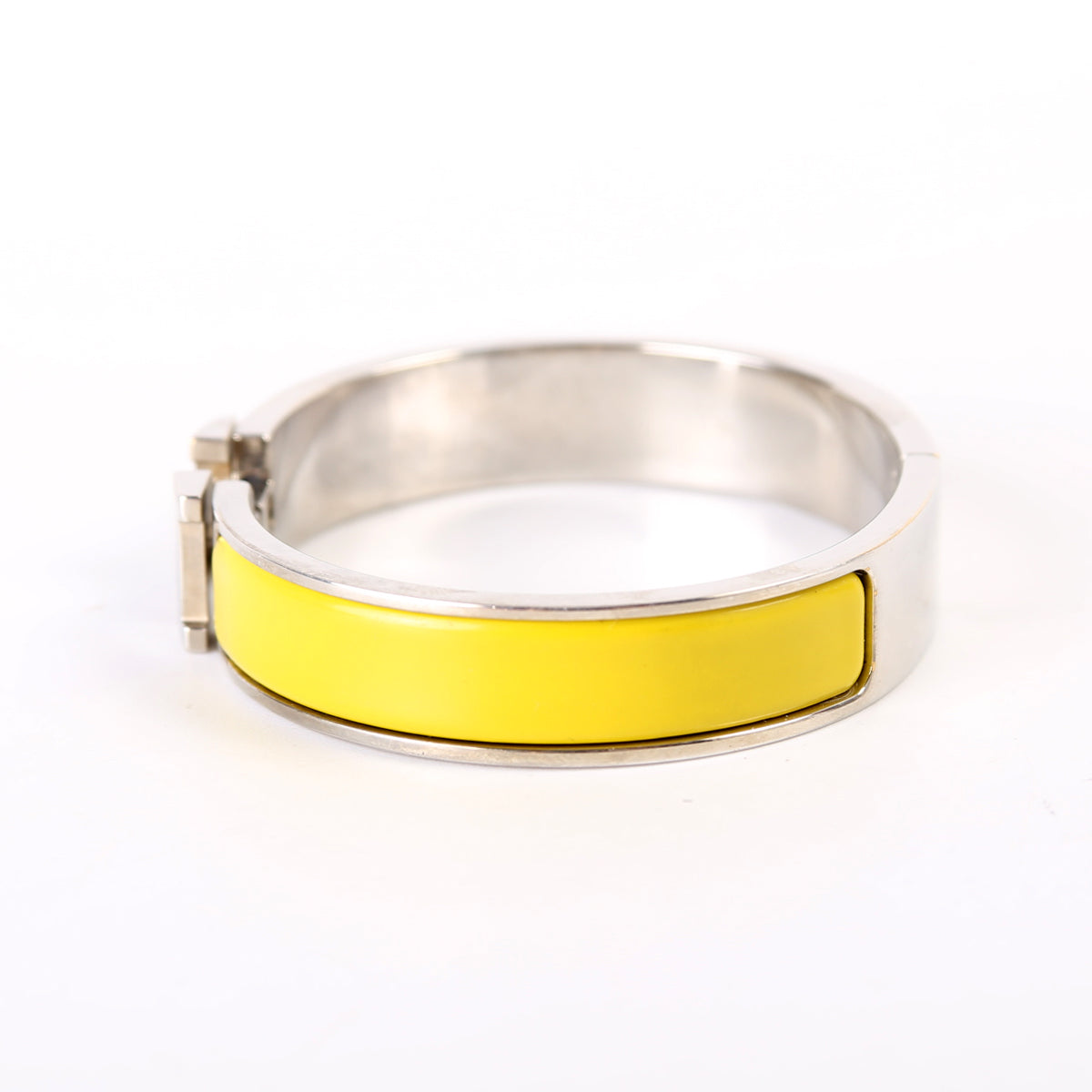 Clic Clac Bracelet Narrow Yellow/Silver