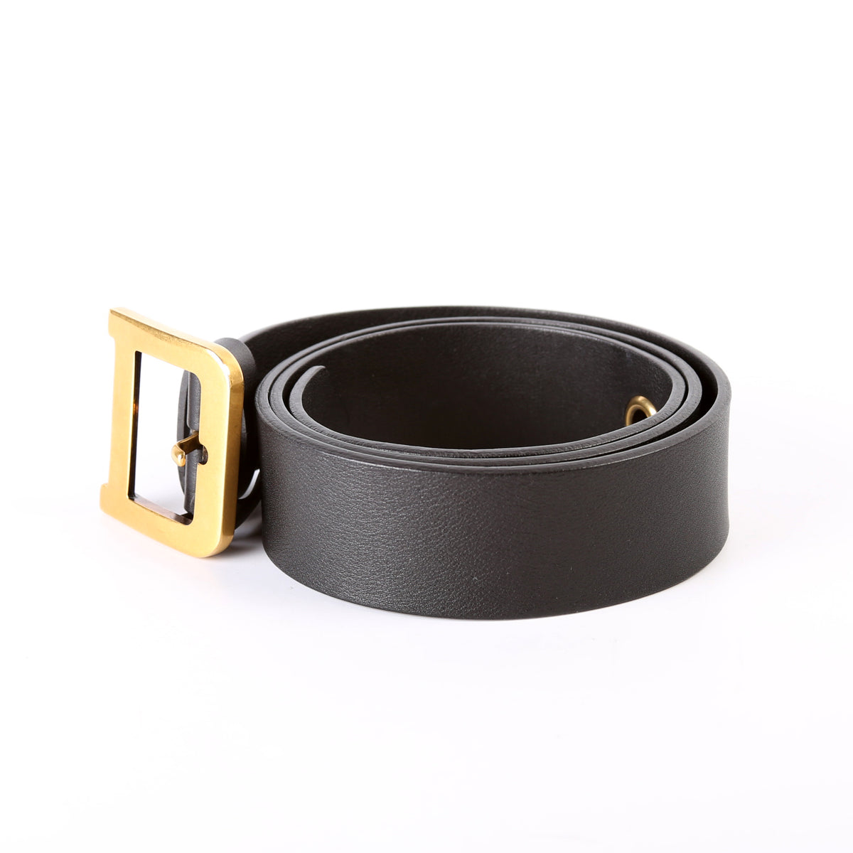 Diorquake Leather Belt Size 80 Black