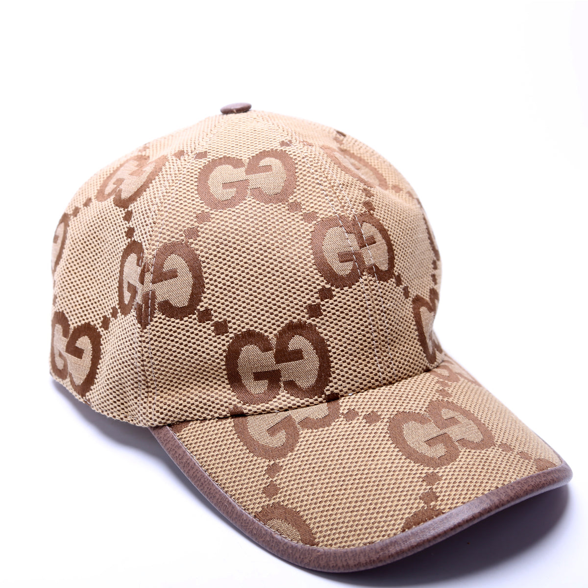 681264 Jumbo GG Baseball Cap Size XXL Brown