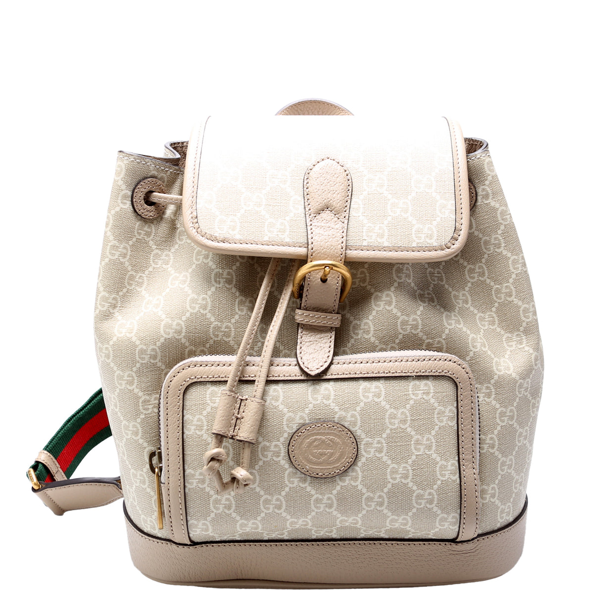 674147 GG Supreme Buckle Backpack