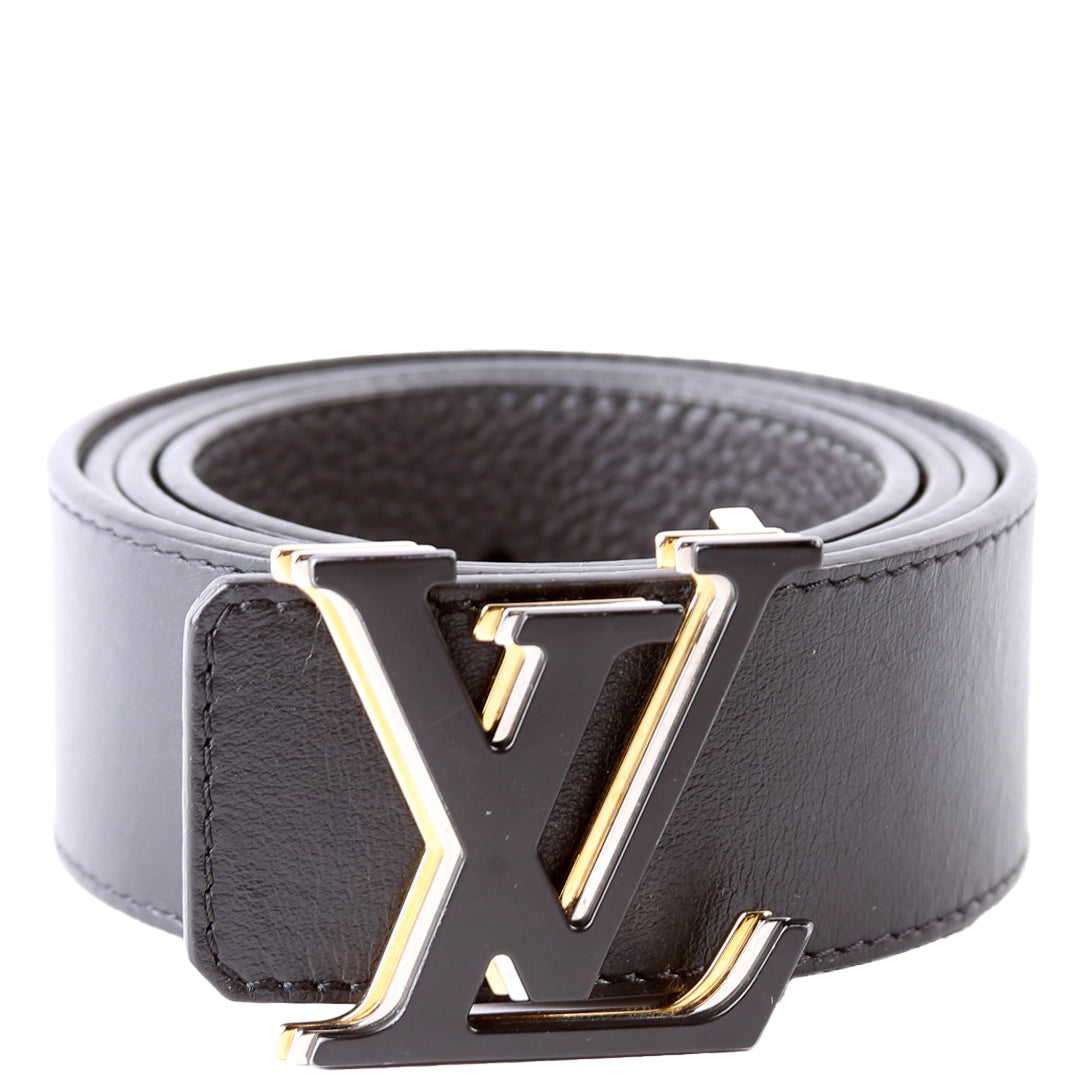 LV Optic 40MM Reversible Leather Belt Size 90/36 Black