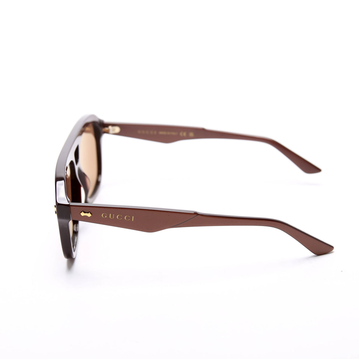 GG1263S Acetate Aviators Sunglasses Brown display picture 1
