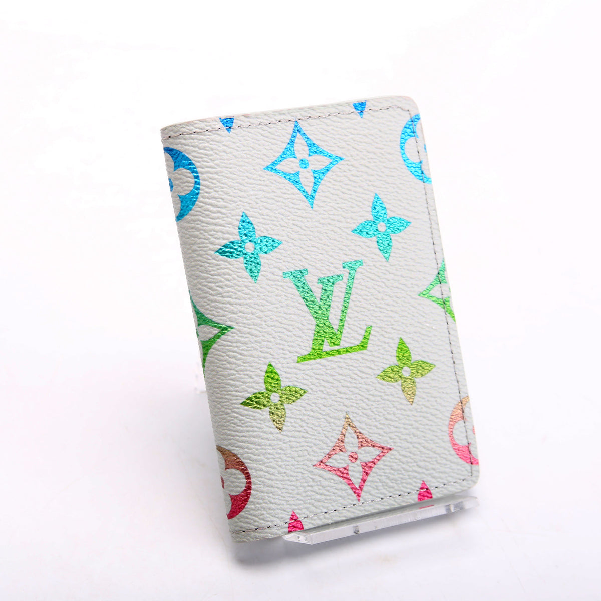 防犯・セキュリティ用品 Louis Vuitton (Pocket Organiser) New Authentic LOUIS VUITTON POCKET ORGANIZER ORANGE Card