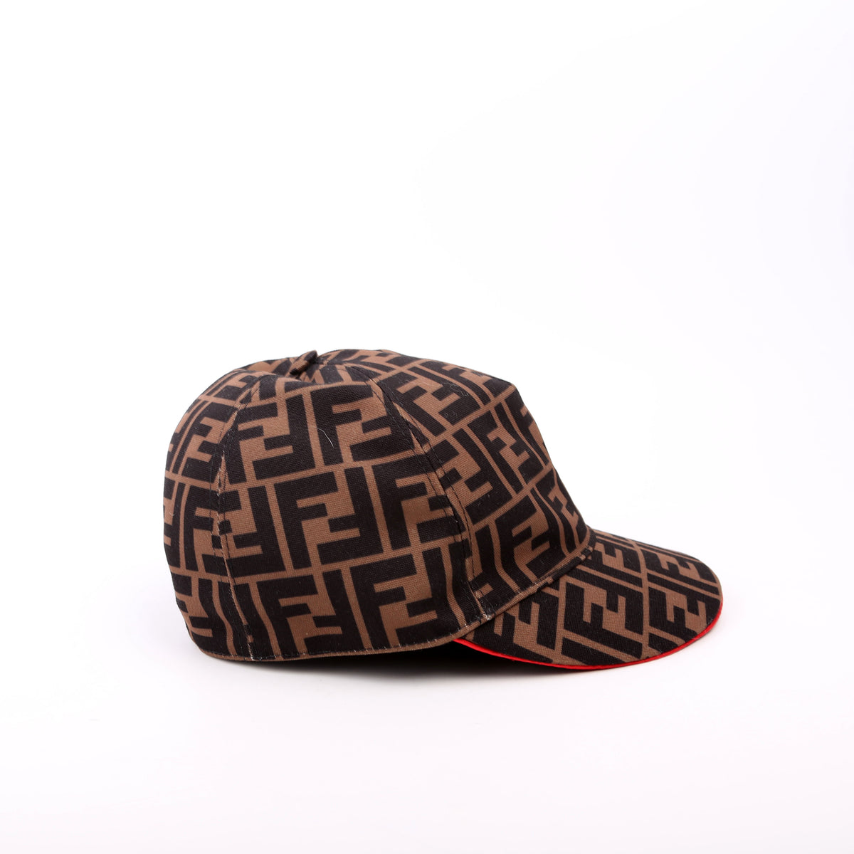 【新品未使用】FENDI zucca cap ズッカ FENDI Women's Shearling Zucca Hat with Visor Tobacco Brown