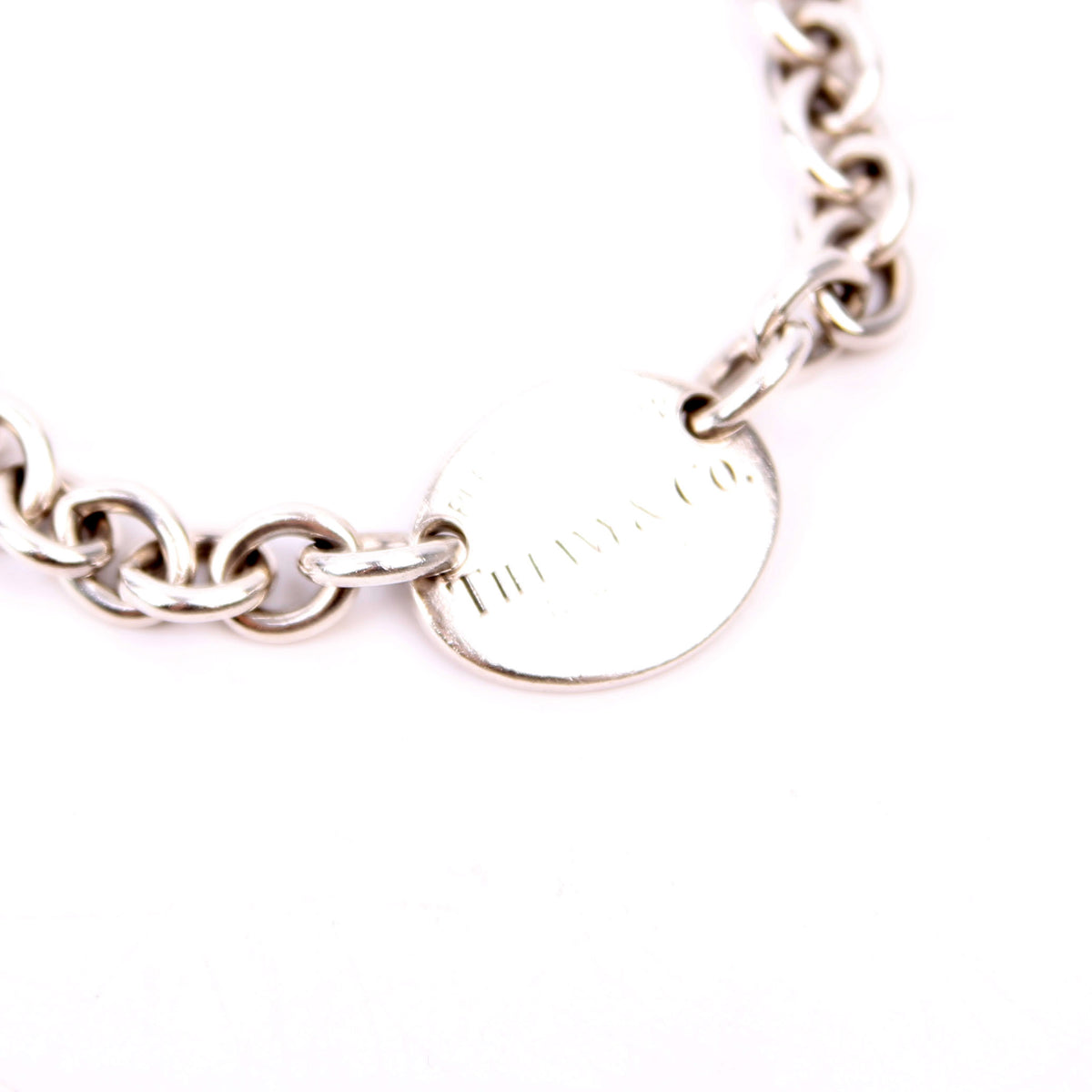 アクセサリー tiffany&co. oval return to bracelet 925 7.5