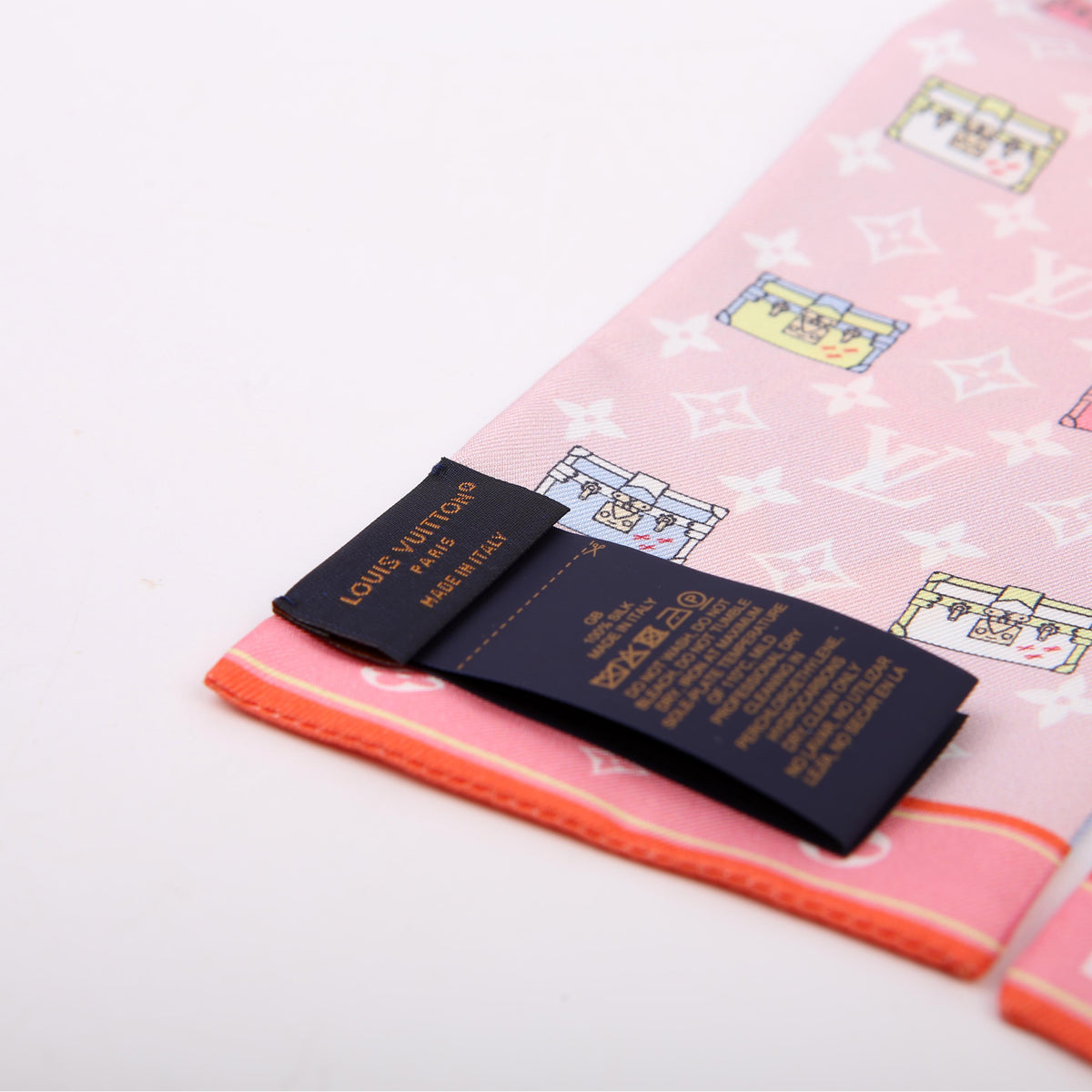 Mini Trunks Bandeau Silk Scarf Pink/Blue