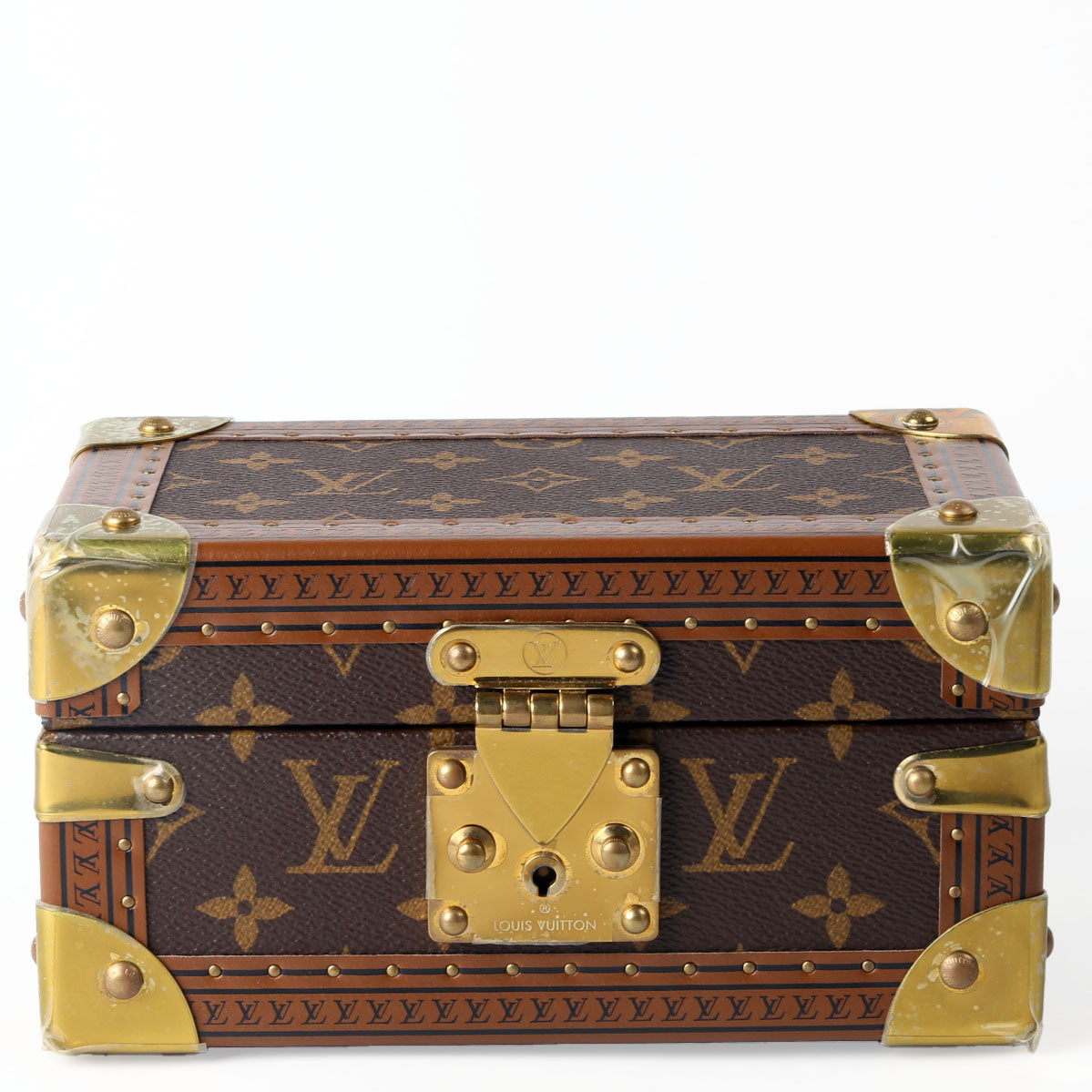 Coffret Tresor 20 Jewelry Box Monogram Brown/Red