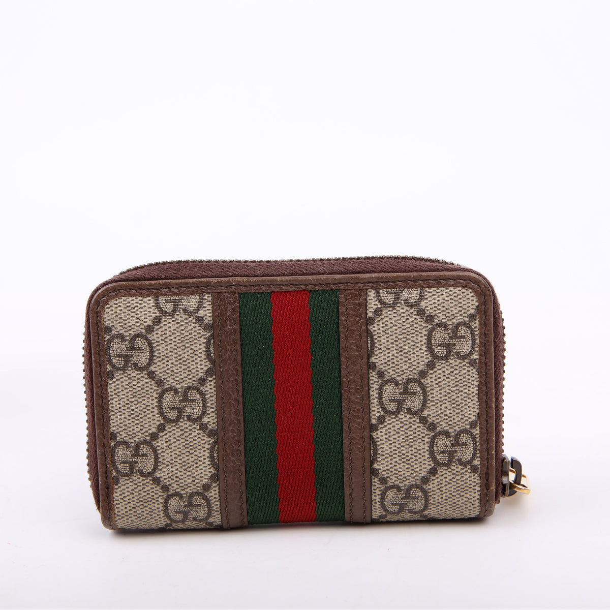 597613 GG Supreme Zip Around Card Case