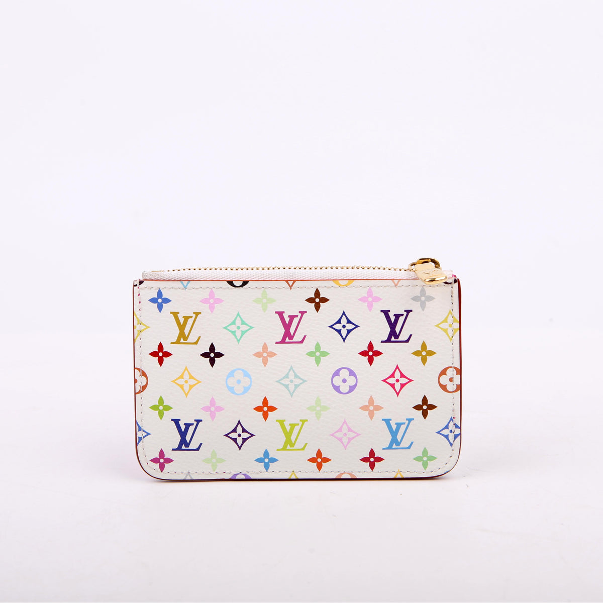 LV x TM Romy Card Holder Multicolor Monogram White/Pink