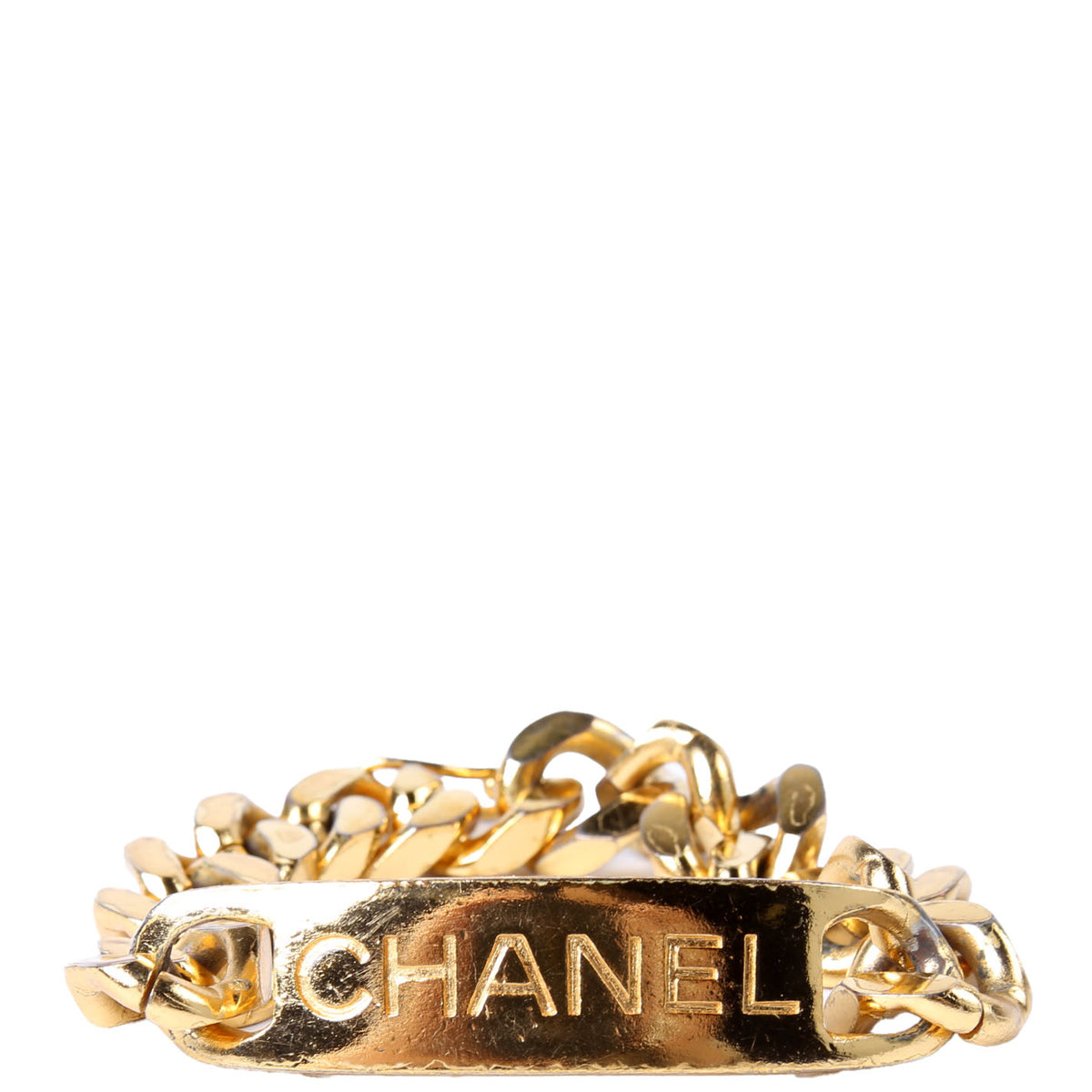 Logo Link Vintage Bracelet Gold