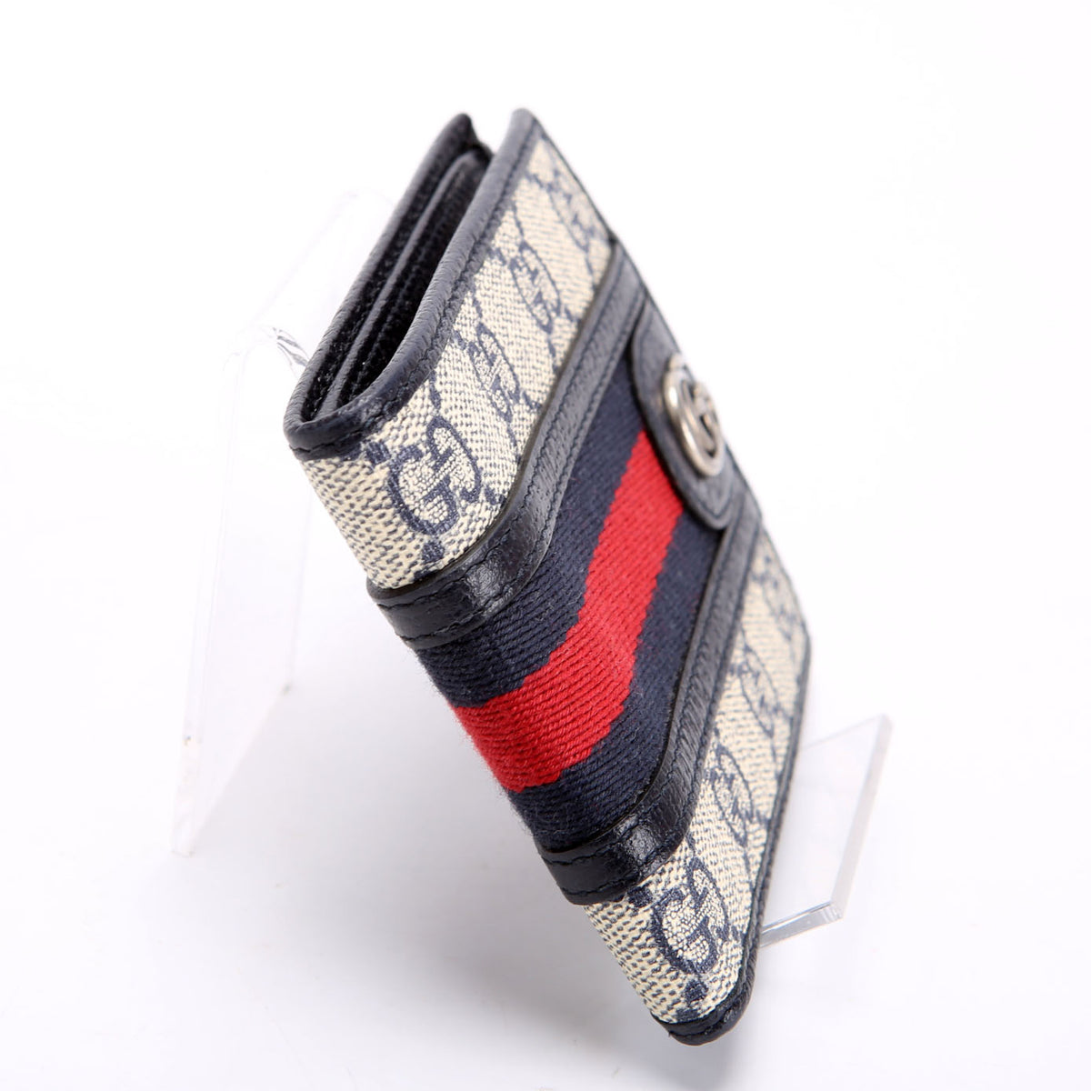 597606 GG Supreme Ophidia Bi-Fold Navy