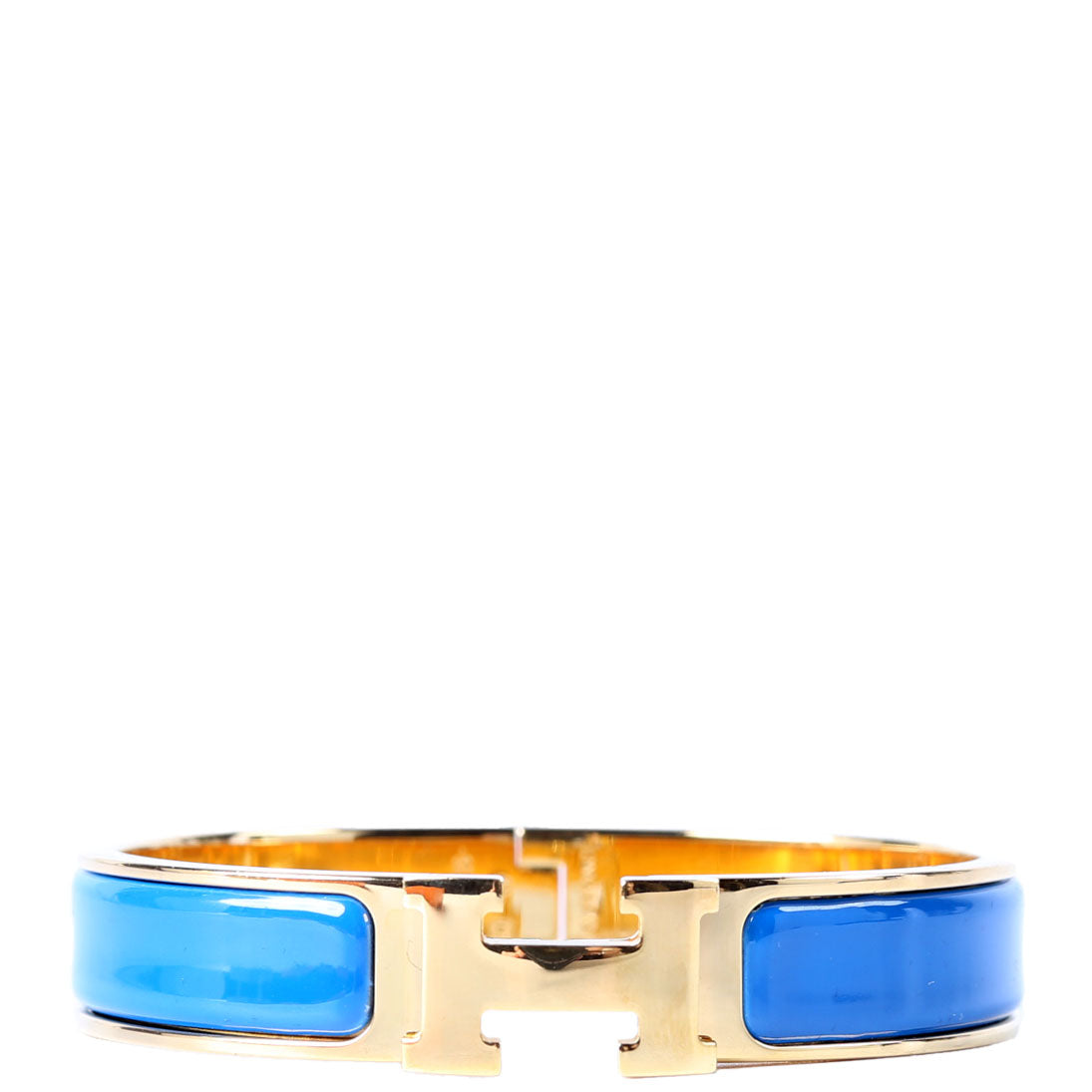 Clic Clac Narrow PM Bracelet Gold/Blue