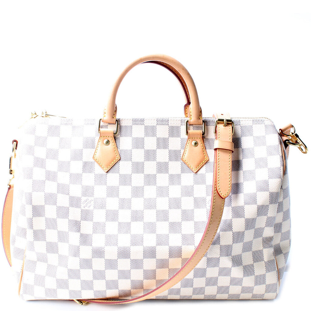 Louis Vuitton Damier Azur Speedy Bandouliere 35 - Neutrals Handle