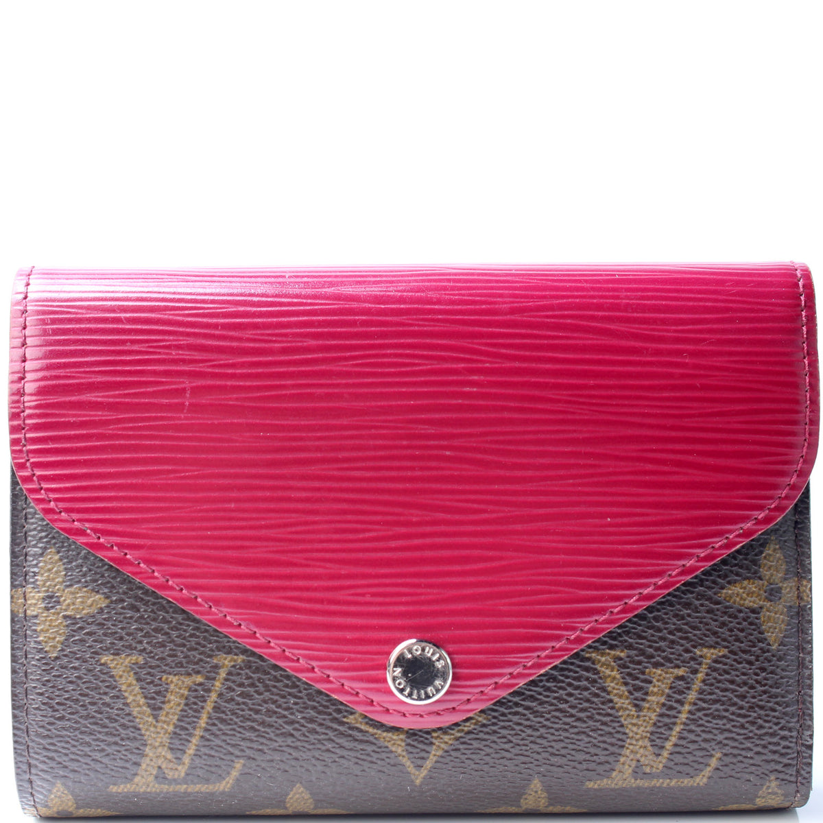 Louis Vuitton Lilac Epi Leather and Monogram Canvas Marie-Lou Long Wallet -  Yoogi's Closet