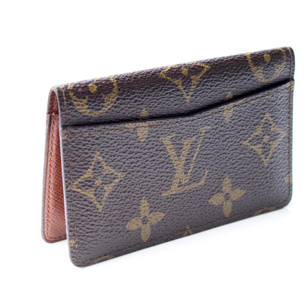 Zipped Card Holder Monogram – Keeks Designer Handbags