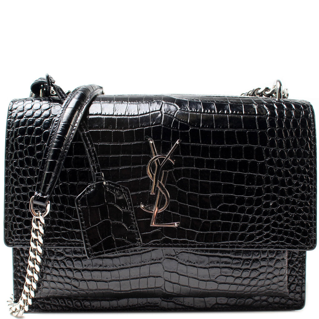 Sunset Medium Crocodile Embossed 442906 – Keeks Designer Handbags