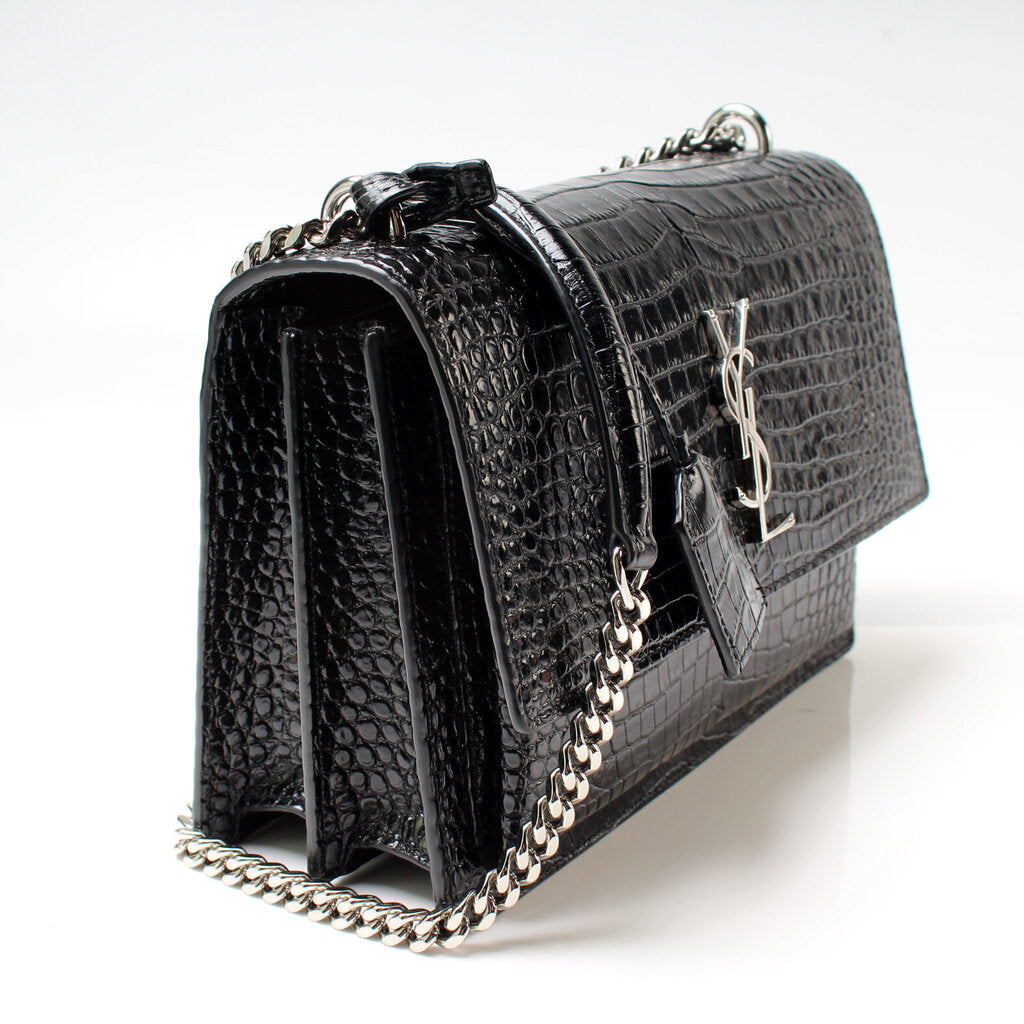 Sunset Medium Crocodile Embossed 442906 – Keeks Designer Handbags