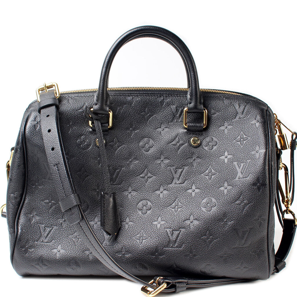 Louis Vuitton Speedy 30 Bandouliere Empreinte Mastic - LVLENKA