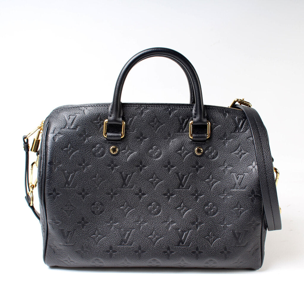 Louis Vuitton Speedy 30 Bandouliere Empreinte Mastic - LVLENKA