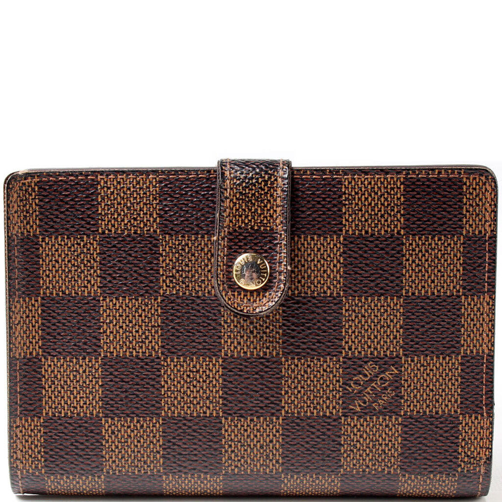Louis Vuitton Damier Ebene Pattern Coated Canvas French Purse - Brown  Wallets, Accessories - LOU791774