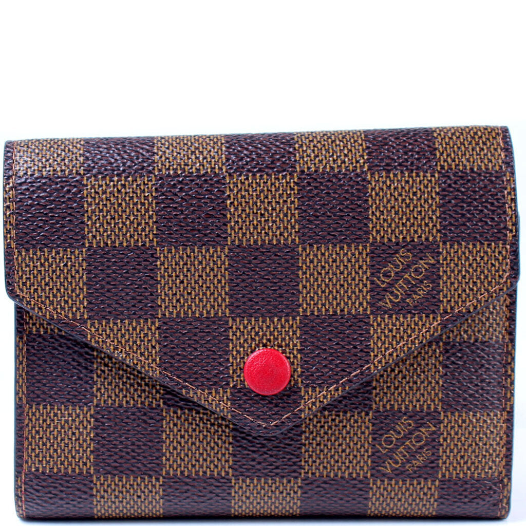 Victorine Wallet Damier Ebene – Keeks Designer Handbags