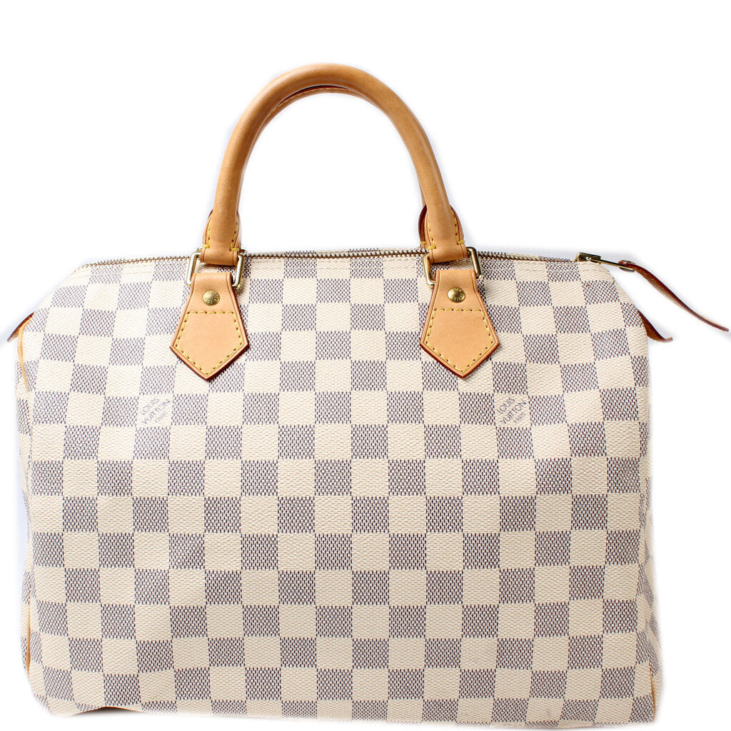 Preloved Louis Vuitton Damier Azur Speedy 30 Bag SP1016 082323 –  KimmieBBags LLC