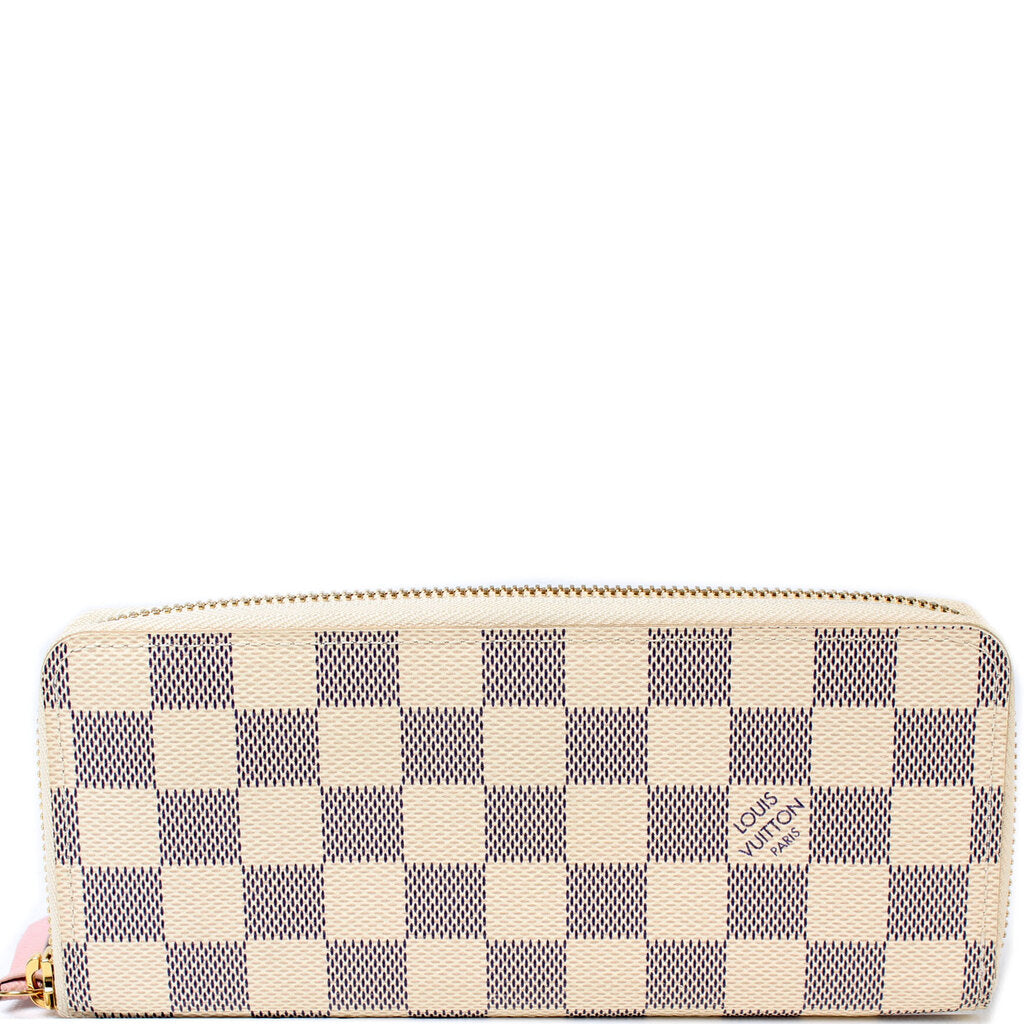 Louis Vuitton Damier Azur Pattern Clemence Wallet
