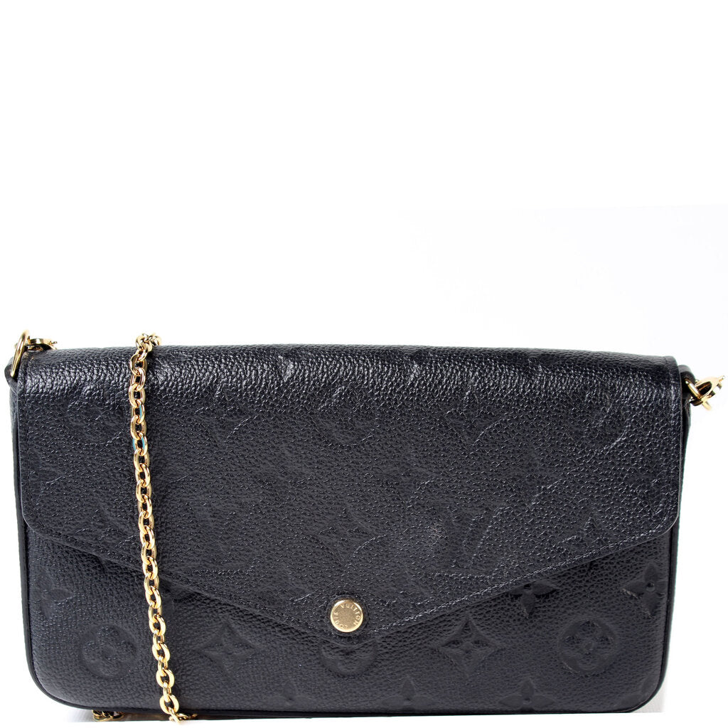 Pochette Felicie Empreinte – Keeks Designer Handbags