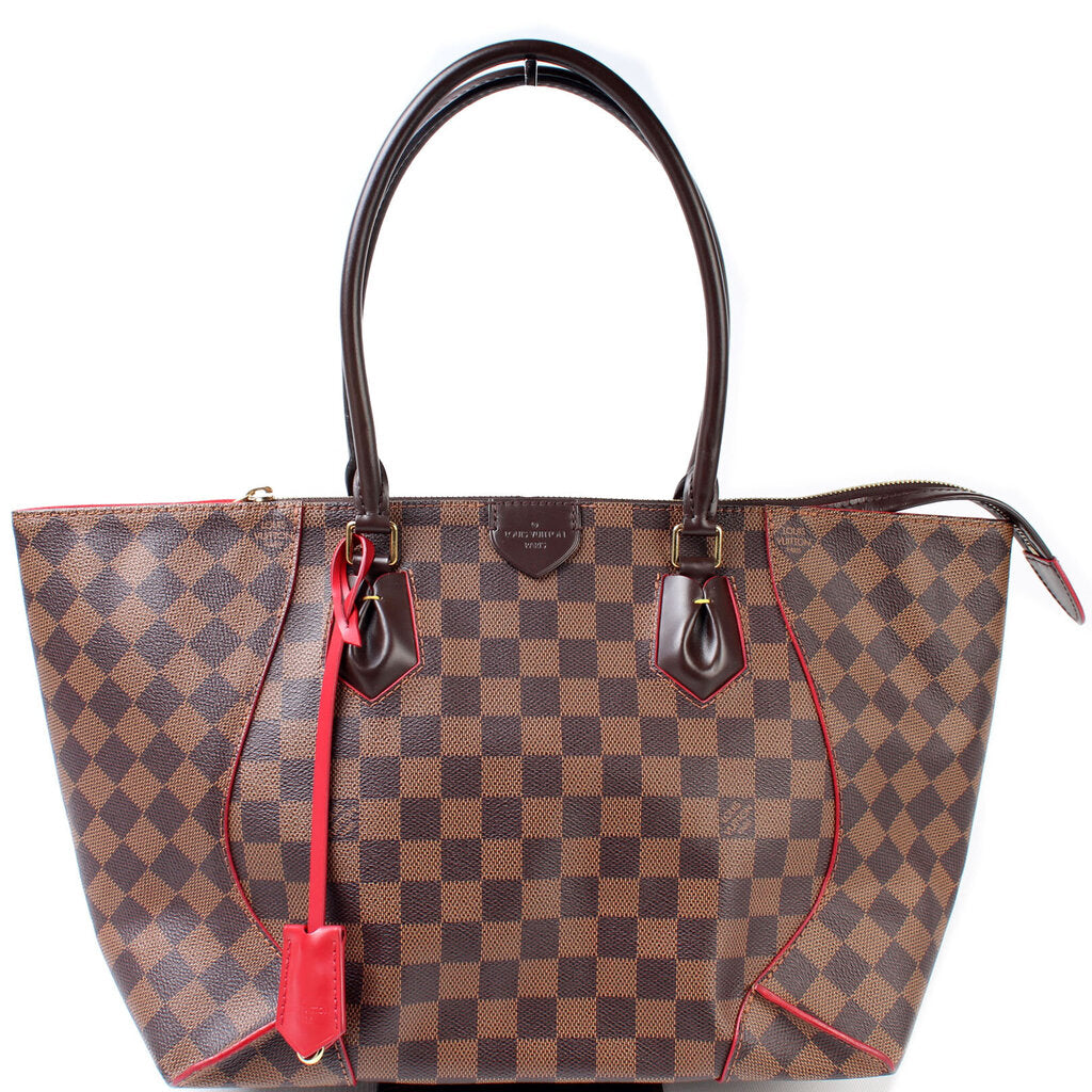 Caissa MM Tote Bag DAMIER EBENE EXCELLENT NEW CONDITION 100