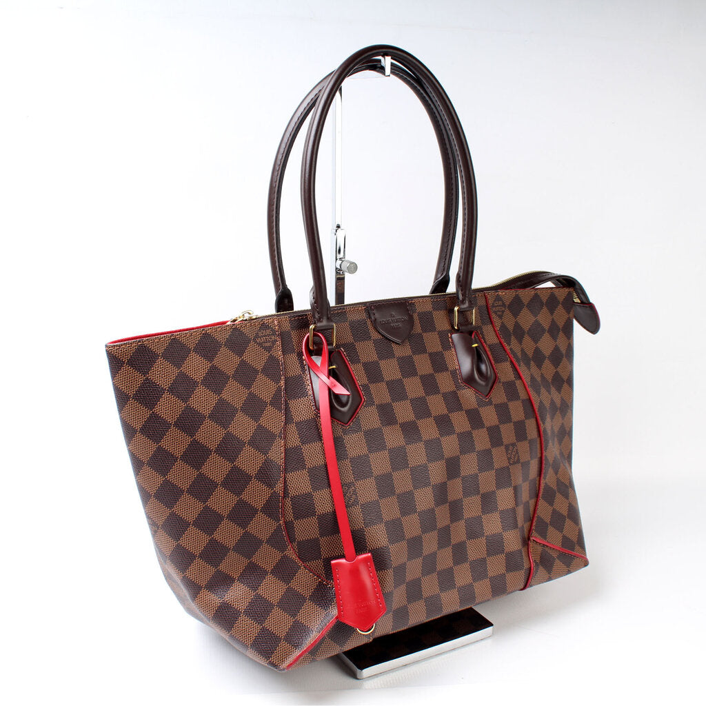 Louis Vuitton Caissa MM Damier Ebene Tote Bag, Luxury, Bags