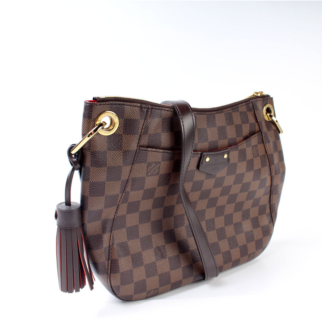 Authentic Louis Vuitton Damier Ebene South Bank Besace Bag Messenger Bag