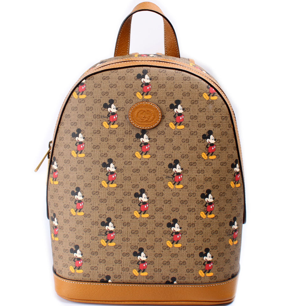 552884 Disney X Gucci Mickey GG Supreme Backpack Small – Keeks Designer  Handbags
