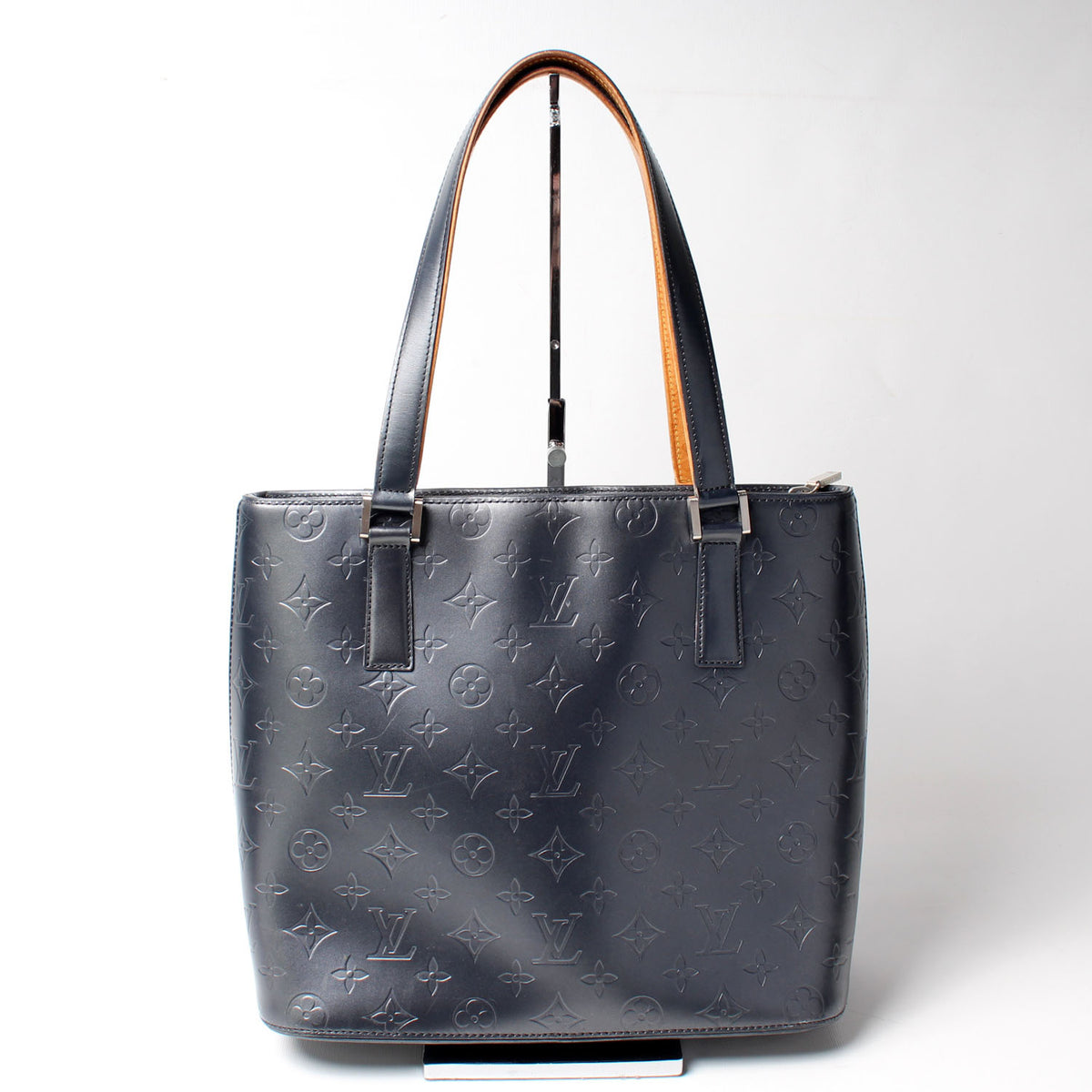 Louis Vuitton Louis Vuitton Stockton Dark Grey Monogram Matte Leather