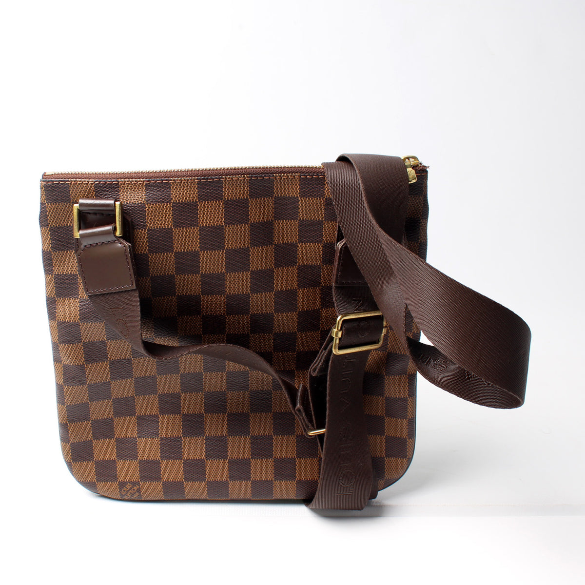 Replica Louis Vuitton N51111 Pochette Bosphore Crossbody Bag Damier Ebene  Canvas For Sale