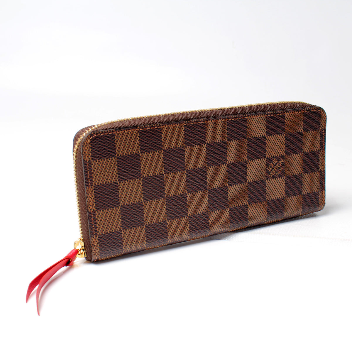 Clemence Wallet Damier Ebene – Keeks Designer Handbags