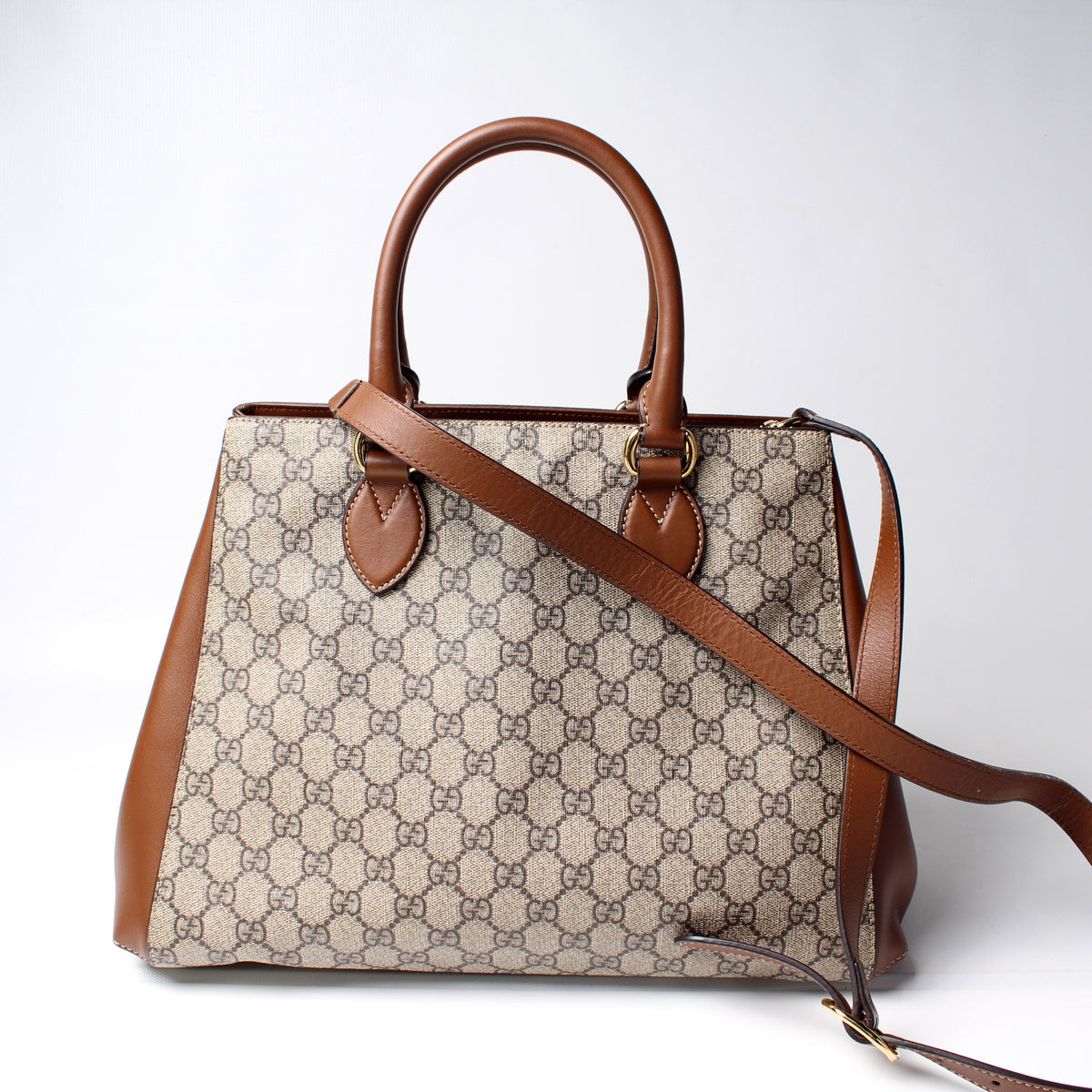 453704 GG Supreme Top Handle Bag