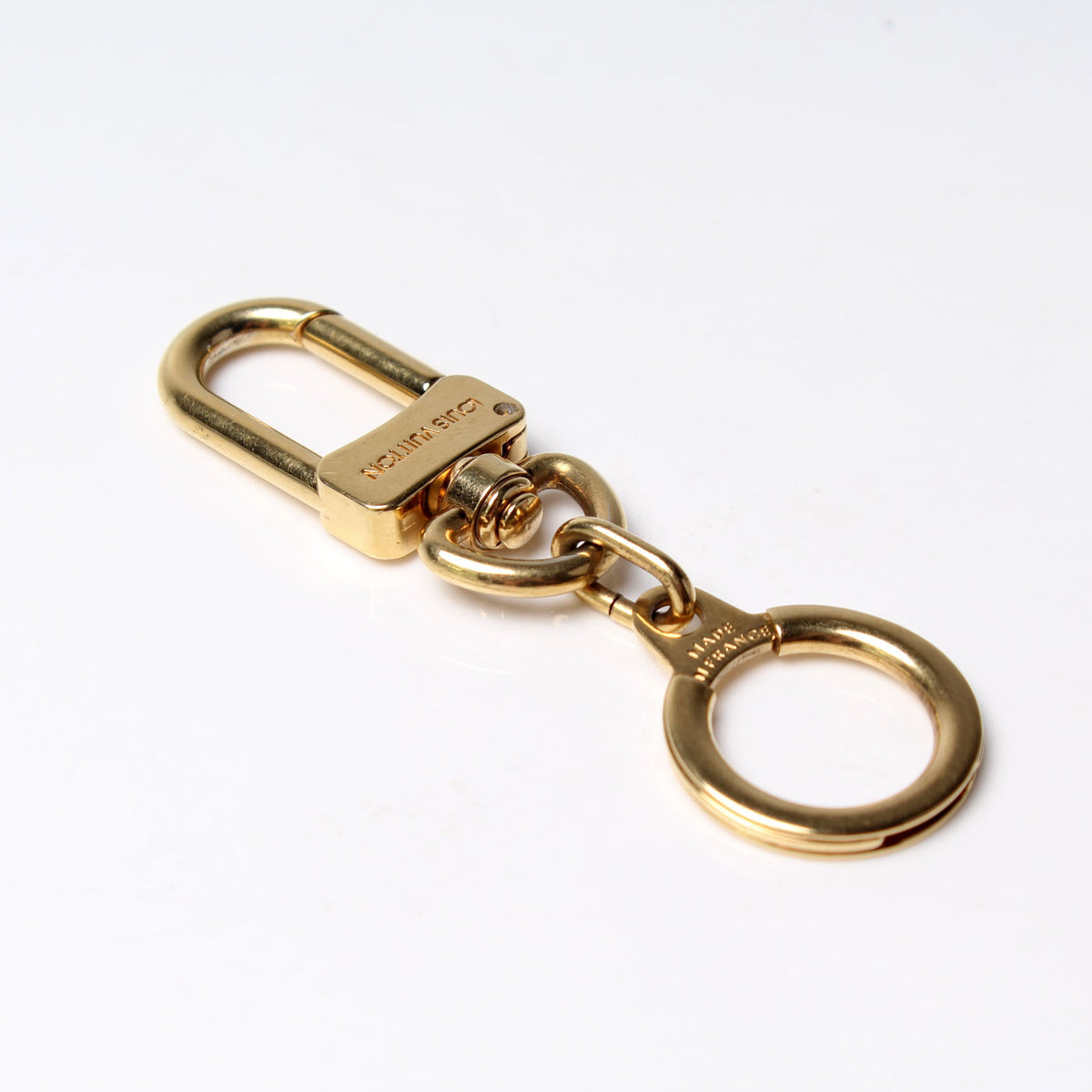 LOUIS VUITTON Pochette Extender Key Ring Chain Gold 784594