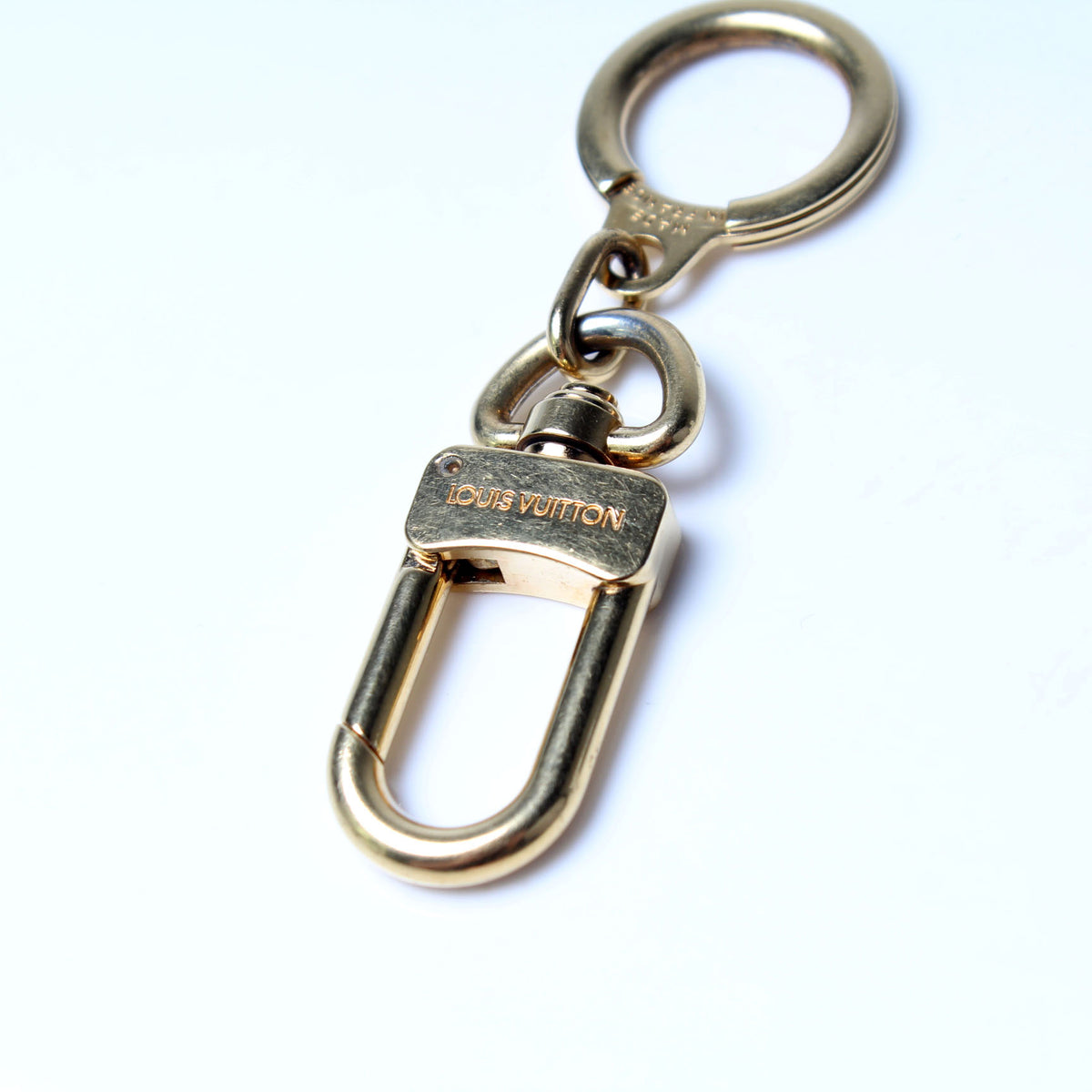 LOUIS VUITTON Pochette Extender Key Ring Chain Gold 88168