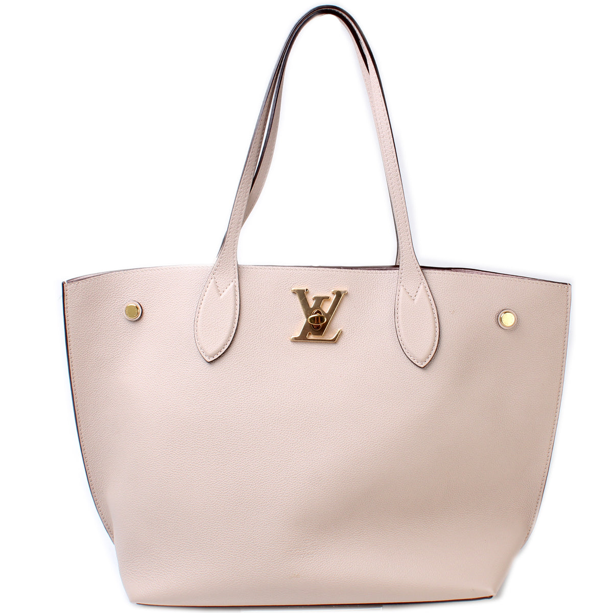 Shop Louis Vuitton LOCKME Casual Style A4 Bi-color Plain Leather Office  Style by CITYMONOSHOP