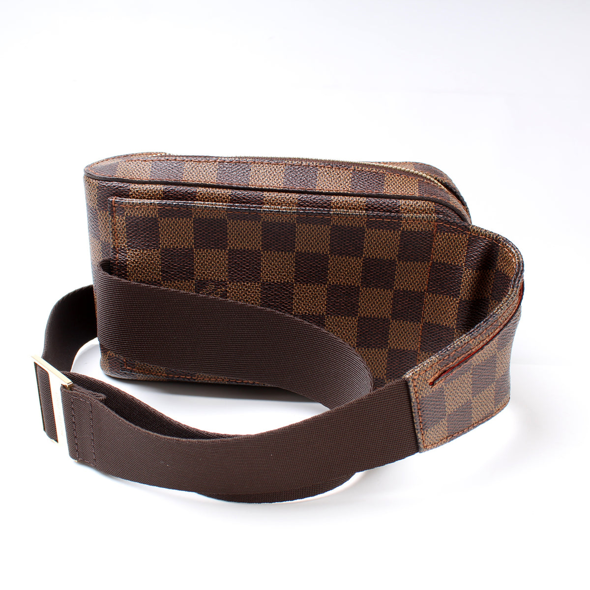 Louis Vuitton Geronimo Brown Canvas Clutch Bag (Pre-Owned)